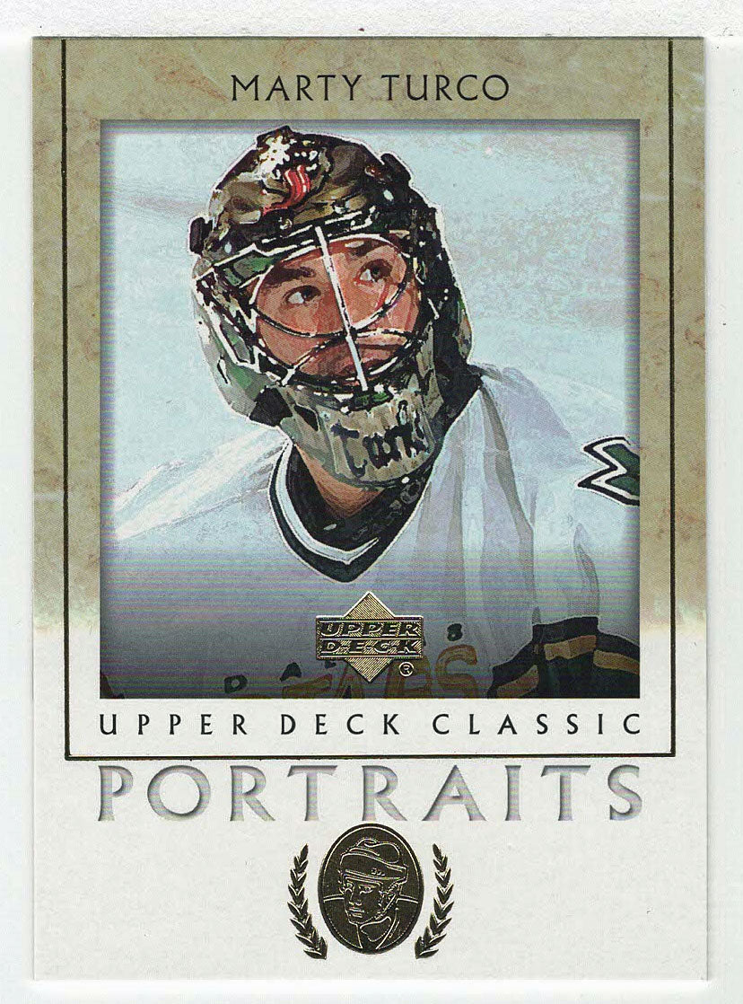 Marty Turco - Dallas Stars (NHL Hockey Card) 2002-03 Upper Deck Classic Portraits # 31 Mint