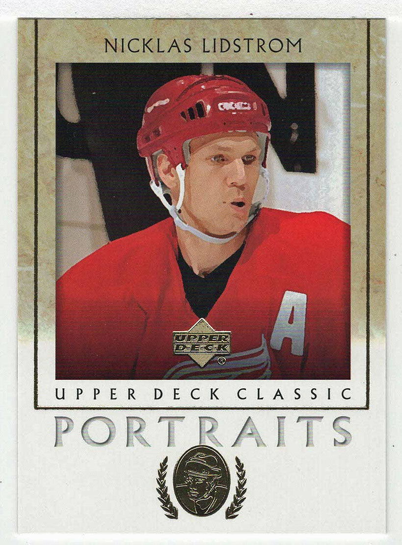 Nicklas Lidstrom - Detroit Red Wings (NHL Hockey Card) 2002-03 Upper Deck Classic Portraits # 35 Mint