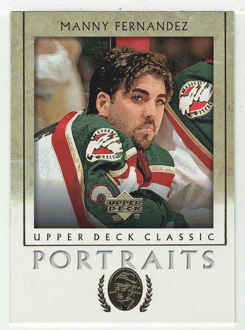 Manny Fernandez - Minnesota Wild (NHL Hockey Card) 2002-03 Upper Deck Classic Portraits # 48 Mint