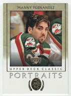 Manny Fernandez - Minnesota Wild (NHL Hockey Card) 2002-03 Upper Deck Classic Portraits # 48 Mint