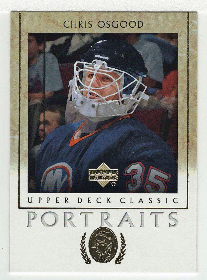 Chris Osgood - New York Islanders (NHL Hockey Card) 2002-03 Upper Deck Classic Portraits # 63 Mint