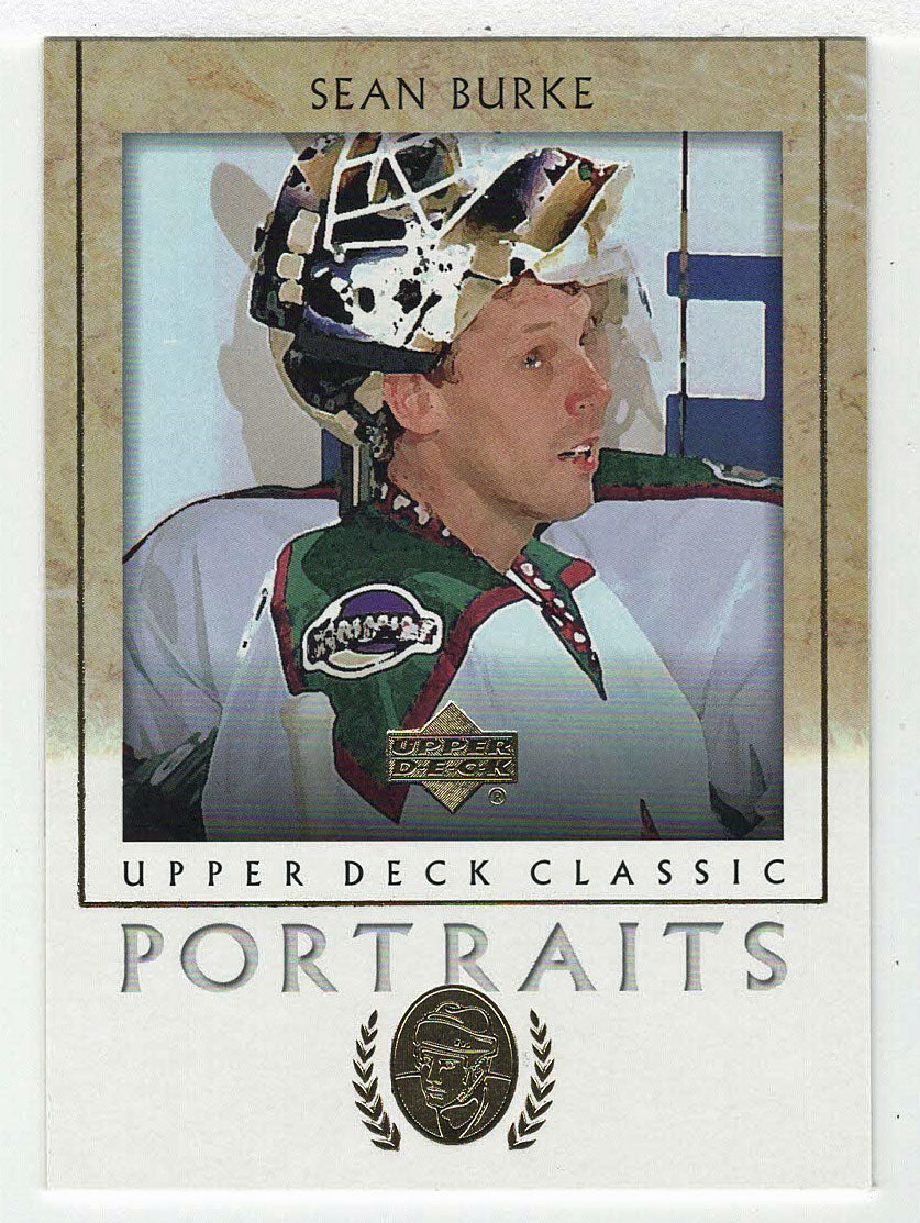 Sean Burke - Phoenix Coyotes (NHL Hockey Card) 2002-03 Upper Deck Classic Portraits # 76 Mint