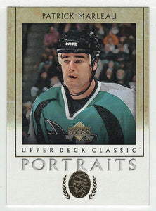 Patrick Marleau - San Jose Sharks (NHL Hockey Card) 2002-03 Upper Deck Classic Portraits # 81 Mint