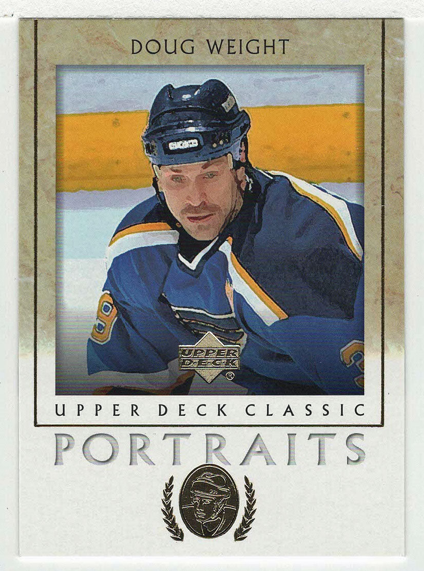 Doug Weight - St. Louis Blues (NHL Hockey Card) 2002-03 Upper Deck Classic Portraits # 86 Mint