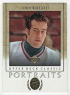 Todd Bertuzzi - Vancouver Canucks (NHL Hockey Card) 2002-03 Upper Deck Classic Portraits # 95 Mint