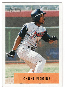 Chone Figgins RC - Anaheim Angels (MLB Baseball Card) 2002 Bowman Heritage # 88 Mint