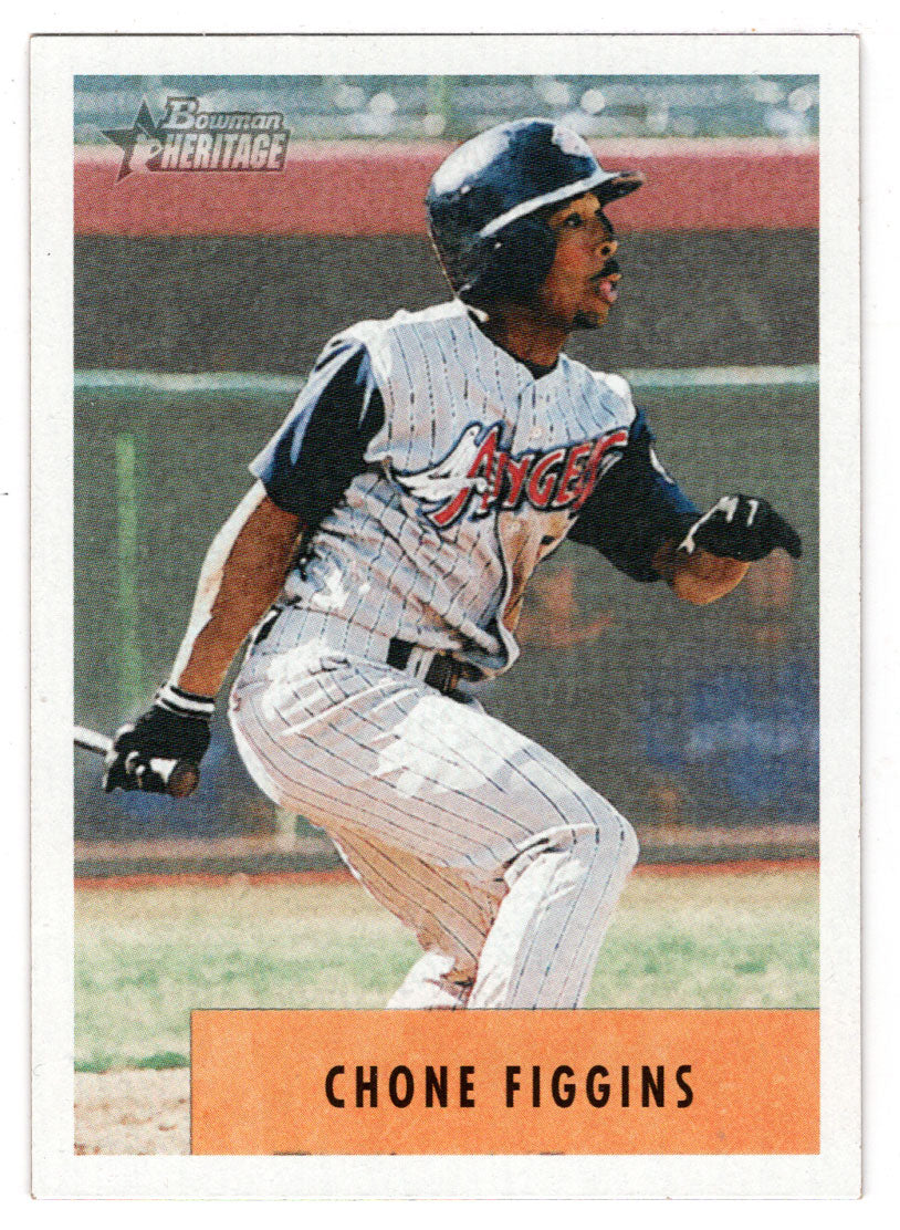 Chone Figgins RC - Anaheim Angels (MLB Baseball Card) 2002 Bowman Heritage # 88 Mint