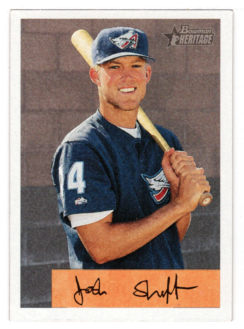 Josh Shaffer RC - Anaheim Angels (MLB Baseball Card) 2002 Bowman Heritage # 276 Mint