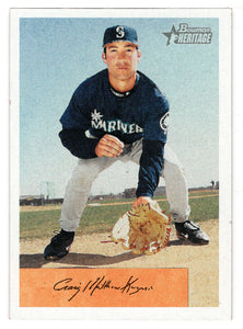 Craig Kuzmic RC - Seattle Mariners (MLB Baseball Card) 2002 Bowman Heritage # 312 Mint