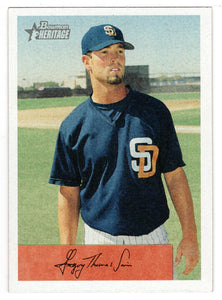 Greg Sain RC - San Diego Padres (MLB Baseball Card) 2002 Bowman Heritage # 379 Mint