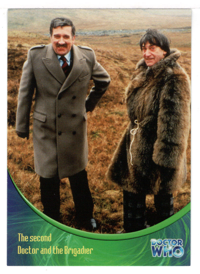 The Second Doctor and the Brigadier (Trading Card) Doctor Who - The Definitive Collection - Series Three - 2002 Strictly Ink # 15 - Mint