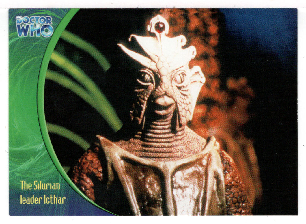 The Silurian Leader Icthar (Trading Card) Doctor Who - The Definitive Collection - Series Three - 2002 Strictly Ink # 16 - Mint