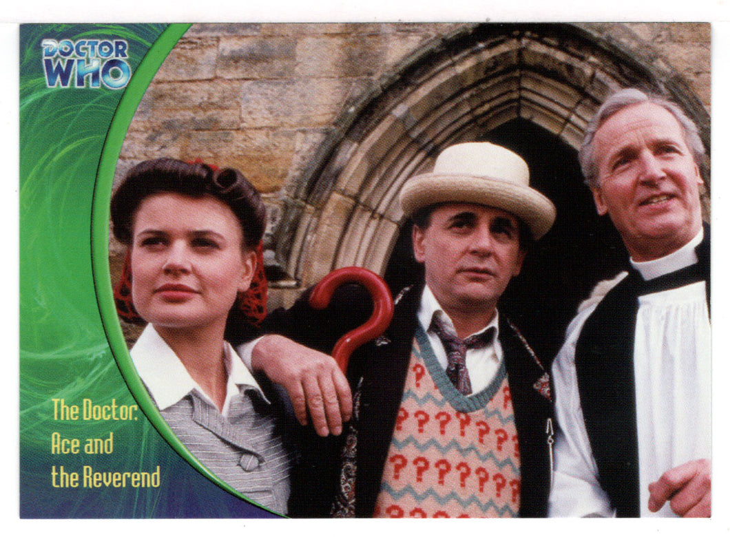 The Doctor, Ace and the Reverend (Trading Card) Doctor Who - The Definitive Collection - Series Three - 2002 Strictly Ink # 43 - Mint