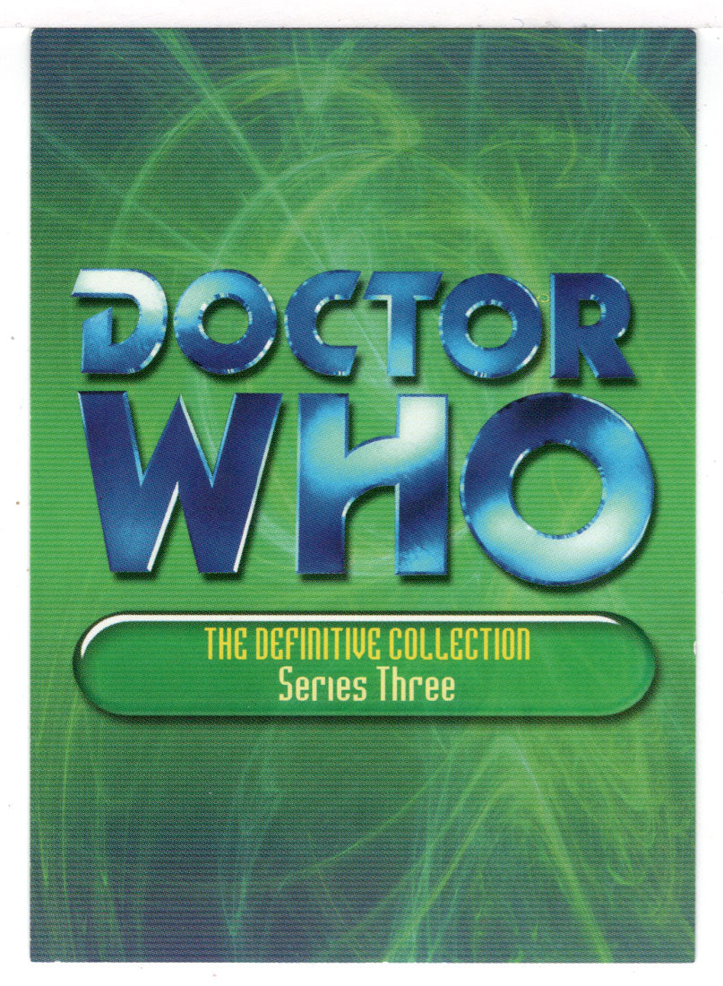 John Nathan-Turner - Title Card (Trading Card) Doctor Who - The Definitive Collection - Series Three - 2002 Strictly Ink # 120 - Mint