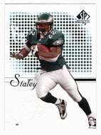 Duce Staley - Philadelphia Eagles (NFL Football Card) 2002 Upper Deck SP Authentic # 12 Mint