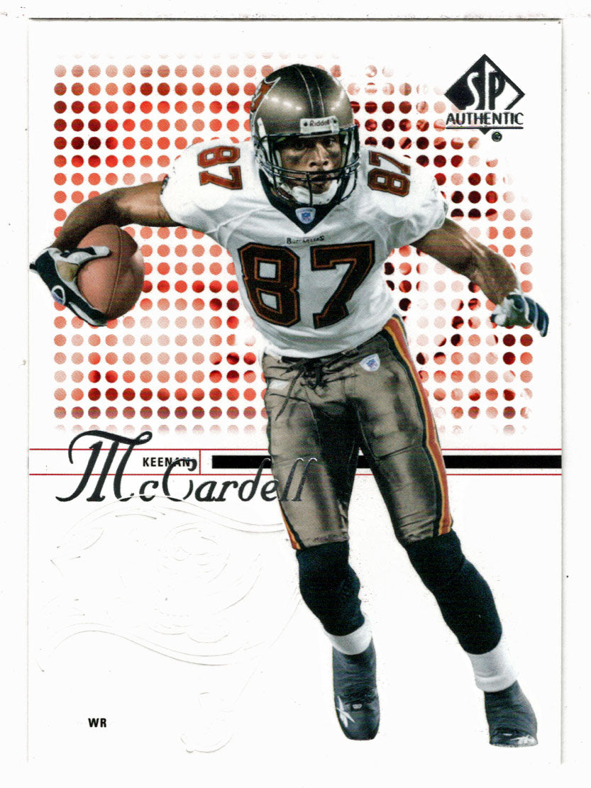 Keenan McCardell - Tampa Bay Buccaneers (NFL Football Card) 2002 Upper Deck SP Authentic # 28 Mint