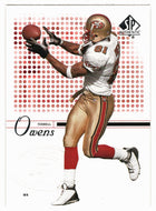 Terrell Owens - San Francisco 49ers (NFL Football Card) 2002 Upper Deck SP Authentic # 34 Mint