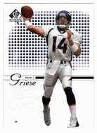 Brian Griese - Denver Broncos (NFL Football Card) 2002 Upper Deck SP Authentic # 46 Mint