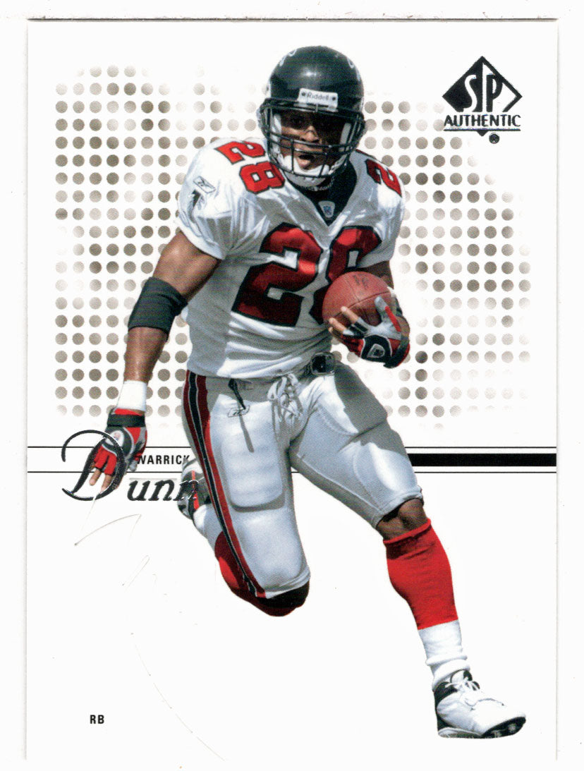 Warrick Dunn - Atlanta Falcons (NFL Football Card) 2002 Upper Deck SP Authentic # 57 Mint