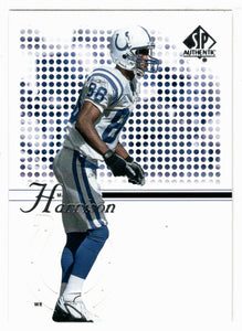 Marvin Harrison - Indianapolis Colts (NFL Football Card) 2002 Upper Deck SP Authentic # 65 Mint