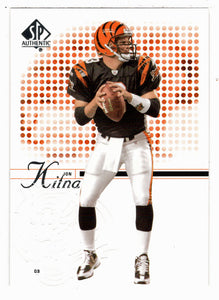 Jon Kitna - Cincinnati Bengals (NFL Football Card) 2002 Upper Deck SP Authentic # 70 Mint