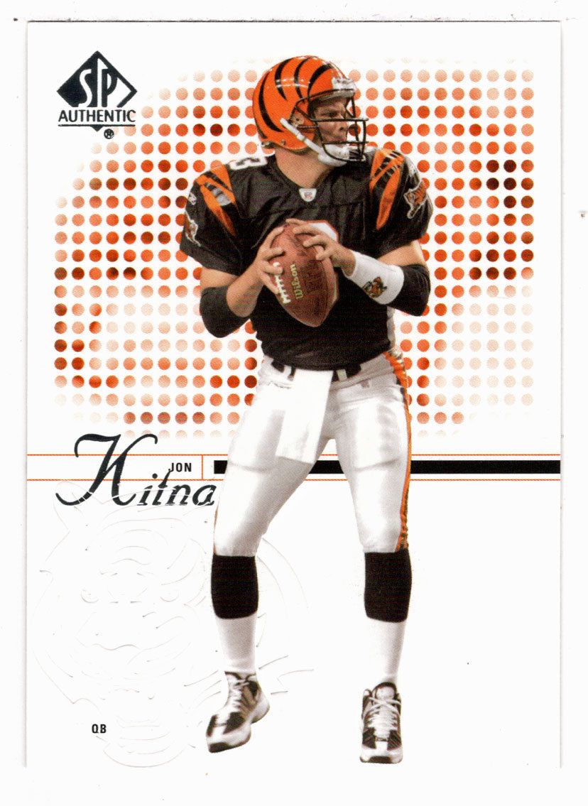 Jon Kitna - Cincinnati Bengals (NFL Football Card) 2002 Upper Deck SP Authentic # 70 Mint