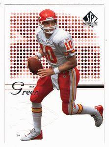Trent Green - Kansas City Chiefs (NFL Football Card) 2002 Upper Deck SP Authentic # 72 Mint