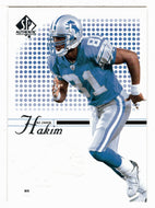 Az-Zahir Hakim - Detroit Lions (NFL Football Card) 2002 Upper Deck SP Authentic # 86 Mint