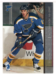 Al MacInnis - St. Louis Blues (NHL Hockey Card) 2003-04 Be A Player In The Game Memorabilia # 1 Mint