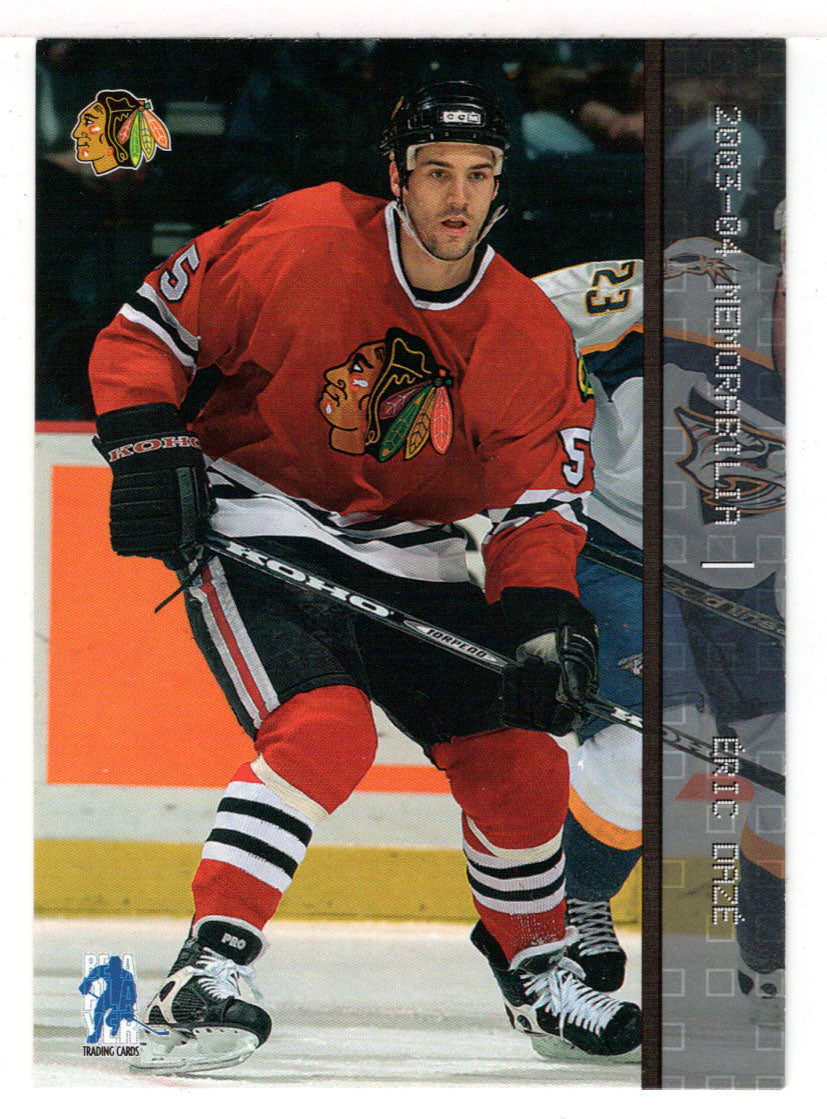 Eric Daze - Chicago Blackhawks (NHL Hockey Card) 2003-04 Be A Player In The Game Memorabilia # 26 Mint