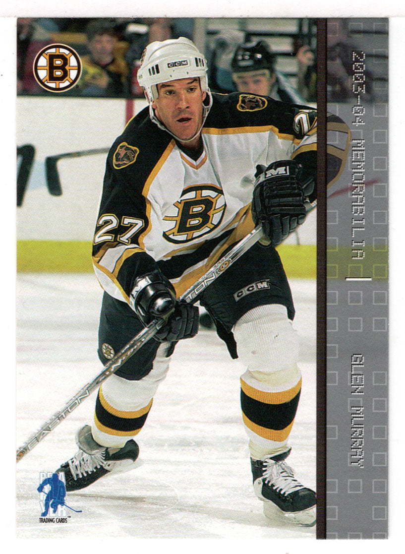 Glen Murray - Boston Bruins (NHL Hockey Card) 2003-04 Be A Player In The Game Memorabilia # 29 Mint