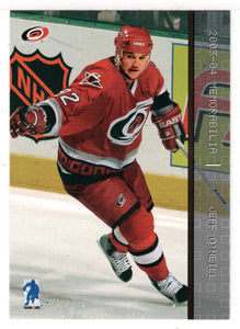 Jeff O'Neill - Carolina Hurricanes (NHL Hockey Card) 2003-04 Be A Player In The Game Memorabilia # 38 Mint
