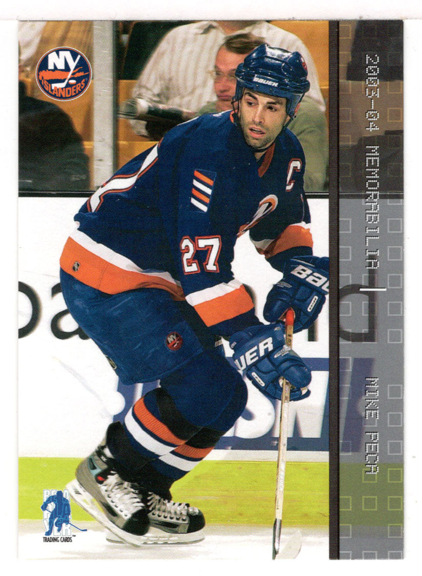 Michael Peca - New York Islanders (NHL Hockey Card) 2003-04 Be A Player In The Game Memorabilia # 54 Mint