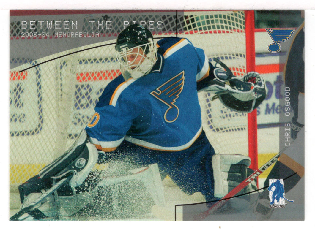 Chris Osgood - St. Louis Blues (NHL Hockey Card) 2003-04 Be A Player In The Game Memorabilia # 108 Mint