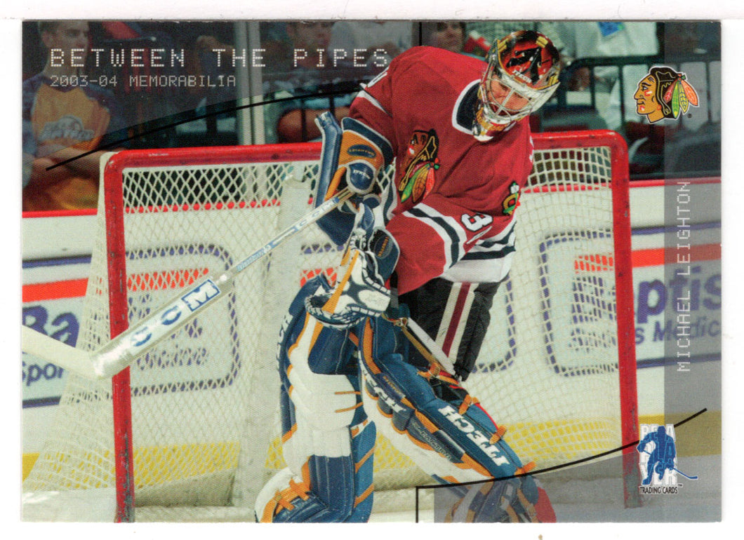 Michael Leighton - Chicago Blackhawks (NHL Hockey Card) 2003-04 Be A Player In The Game Memorabilia # 143 Mint
