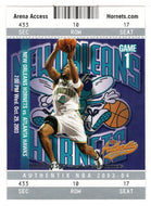 David Wesley - New Orleans Hornets (NBA Basketball Card) 2003-04 Fleer Authentix # 2 Mint