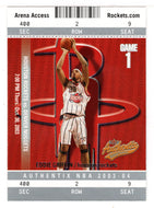Eddie Griffin - Houston Rockets (NBA Basketball Card) 2003-04 Fleer Authentix # 3 Mint