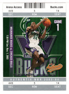 Desmond Mason - Milwaukee Bucks (NBA Basketball Card) 2003-04 Fleer Authentix # 22 Mint