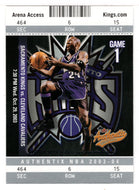 Bobby Jackson - Sacramento Kings (NBA Basketball Card) 2003-04 Fleer Authentix # 36 Mint