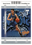 Gordan Giricek - Orlando Magic (NBA Basketball Card) 2003-04 Fleer Authentix # 42 Mint