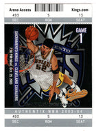 Brad Miller - Sacramento Kings (NBA Basketball Card) 2003-04 Fleer Authentix # 43 Mint