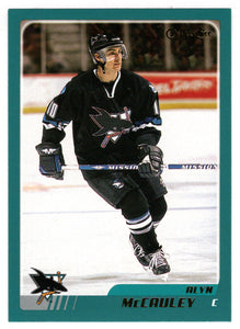 Alyn McCauley - San Jose Sharks (NHL Hockey Card) 2003-04 O-Pee-Chee # 13 Mint
