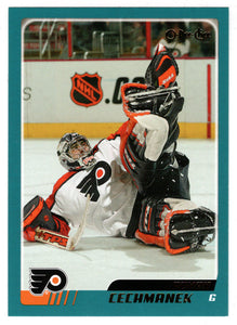 Roman Cechmanek - Philadelphia Flyers (NHL Hockey Card) 2003-04 O-Pee-Chee # 179 Mint
