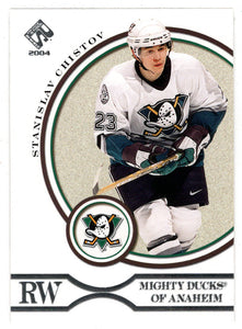 Stanislav Chistov - Anaheim Mighty Ducks (NHL Hockey Card) 2003-04 Pacific Private Stock Reserve Retail # 1 Mint