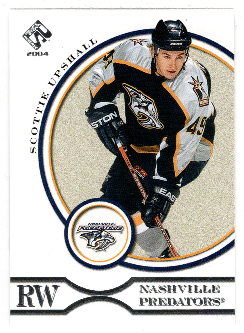 Scottie Upshall - Nashville Predators (NHL Hockey Card) 2003-04 Pacific Private Stock Reserve Retail # 57 Mint