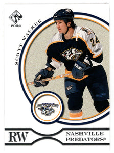 Scott Walker - Nashville Predators (NHL Hockey Card) 2003-04 Pacific Private Stock Reserve Retail # 58 Mint