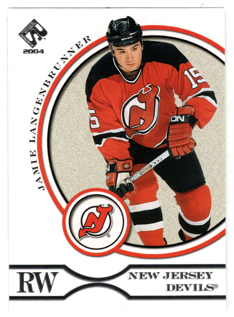 Jamie Langenbrunner - New Jersey Devils (NHL Hockey Card) 2003-04 Pacific Private Stock Reserve Retail # 61 Mint