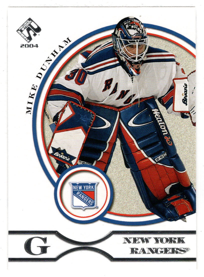 Mike Dunham - New York Rangers (NHL Hockey Card) 2003-04 Pacific Private Stock Reserve Retail # 68 Mint