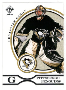 Sebastien Caron - Pittsburgh Penguins (NHL Hockey Card) 2003-04 Pacific Private Stock Reserve Retail # 82 Mint