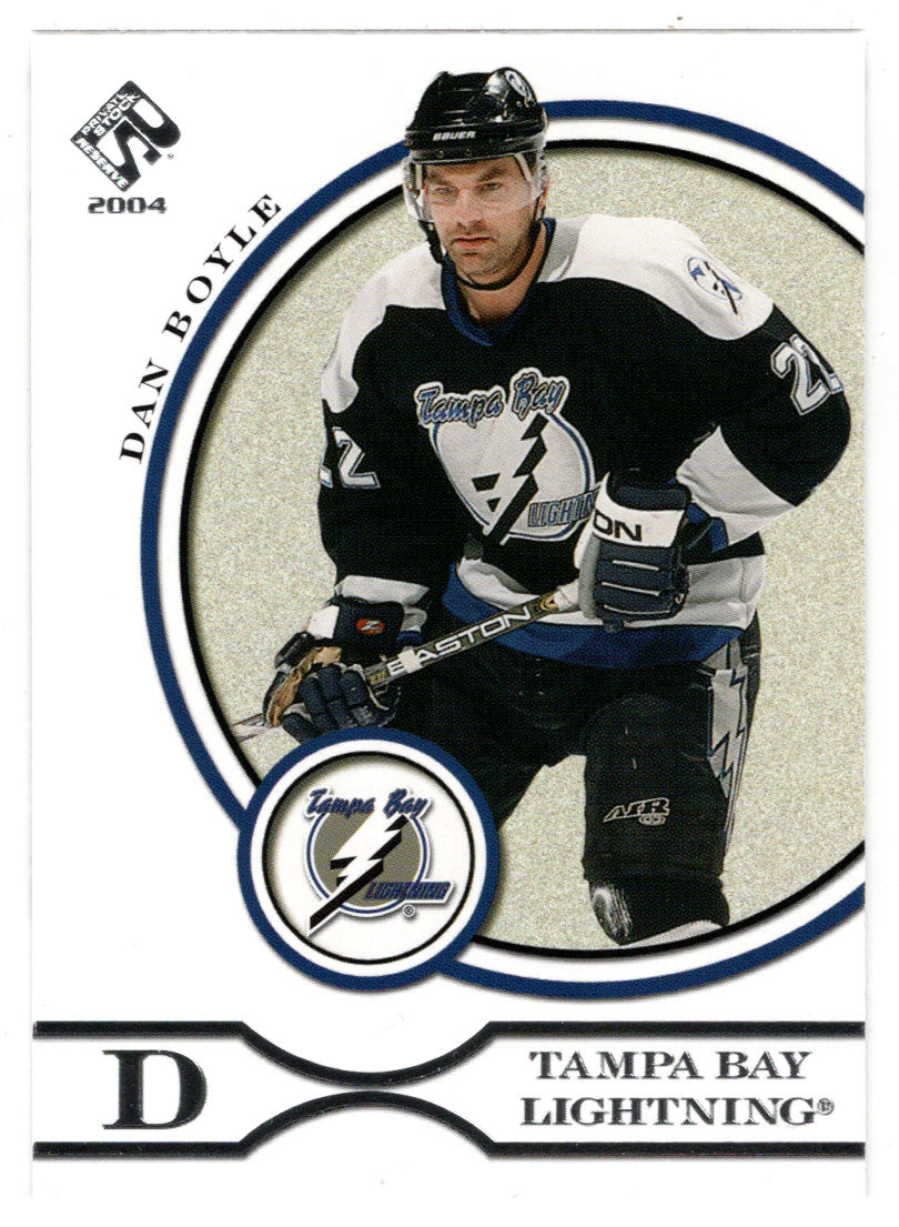 Dan Boyle - Tampa Bay Lightning (NHL Hockey Card) 2003-04 Pacific Private Stock Reserve Retail # 93 Mint